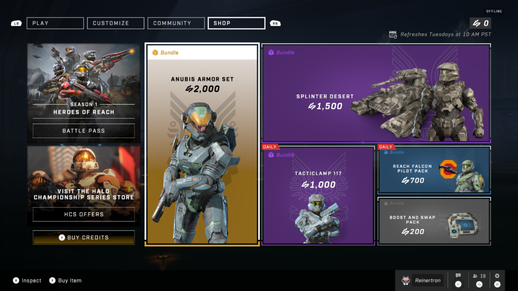 Halo Infinite: Here's What Is In The Shop This Week 1