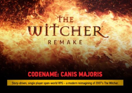 The Witcher 1 Remake Will Be Open-World, CDPR Says