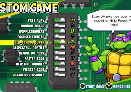 New TMNT: Shredder’s Revenge Update Features Custom Arcade Mode, CRT And VCR Filters, And More