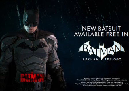 The Batman’s Robert Pattinson Suit Will Come With Arkham Trilogy On Switch