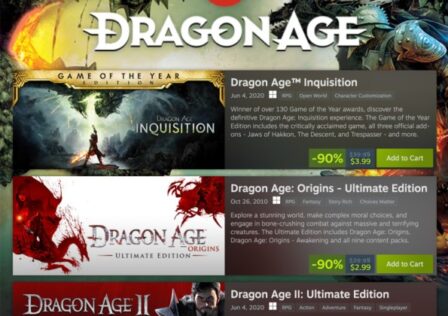 Ahead Of Dragon Age: The Veilguard, The Entire Series Is On Sale For $10