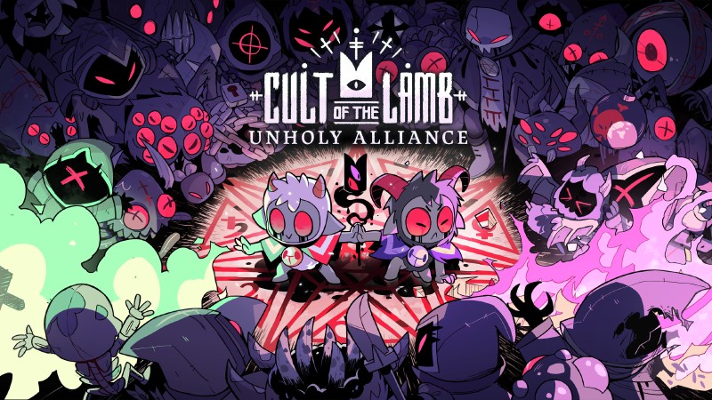 Everything Announced During The 2024 Summer Devolver Direct Presentation 4 Cult of the Lamb Unholy Alliance Massive Monster Devolver Digital Co-Op Campaign